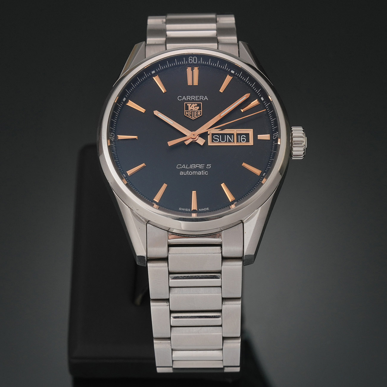 TAG HEUER(USED)태그호이어 WAR201C 까레라 데이데이트 오토매틱